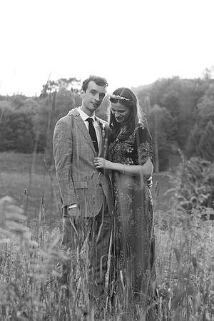 Outdoor artists summer wedding in Vermont