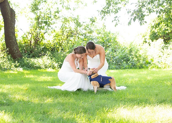 Gay wedding in costal new england